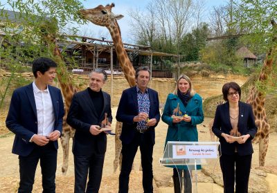 Les parrains et marraines des girafons du Bioparc
